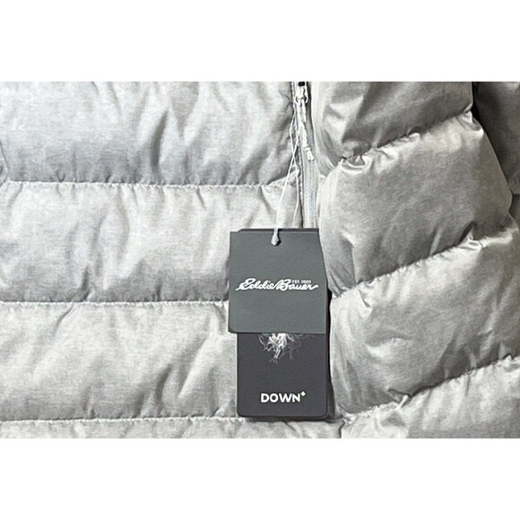 NWT Eddie Bauer Women's Plus CirrusLite Down Jacket Light Grey 2X 650 down - Picture 5 of 9